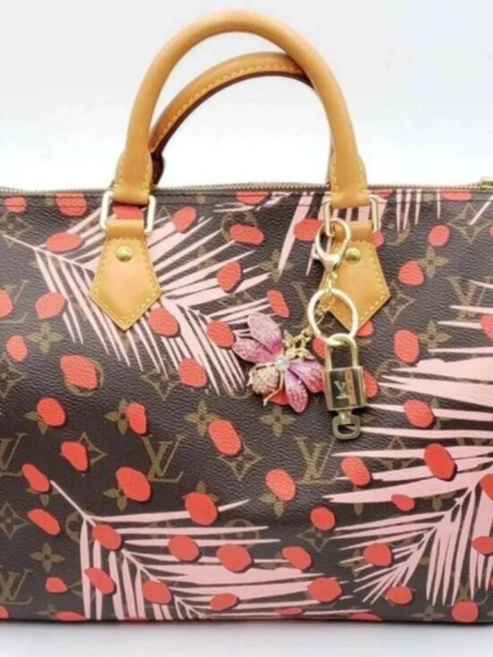 Louis Vuitton Gold Padlock 🔑 Authentic LV Unbranded Keychain Bag Charm
